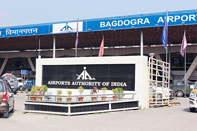 End Bhutan tour with a transfer to Bagdogra airport
