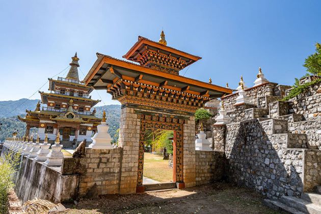 Khamsum Yulley Namgyal Chorten in bhutan