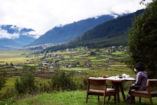 Phobjikha Valley in bhutan