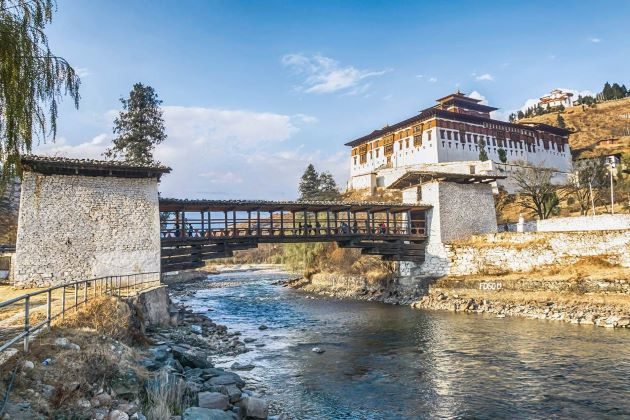 Rinpung Dzong in bhutan