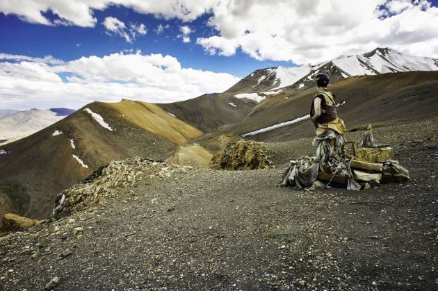 Tagulung-la pass in bhutan