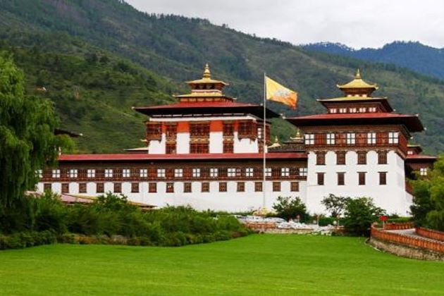 Tashichhodzong in bhutan