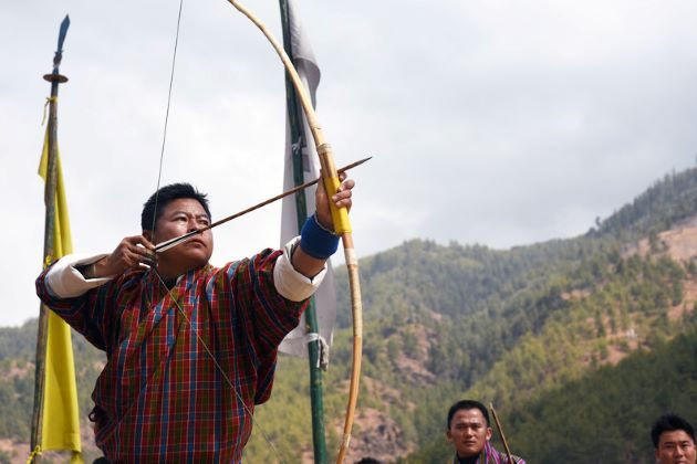 bhutan archery
