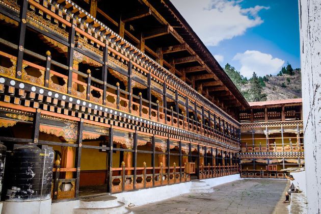 inside paro dzong