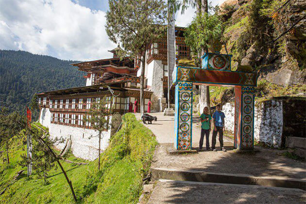 pay to visit Cheri-Monastery from Bhutan holiday tour