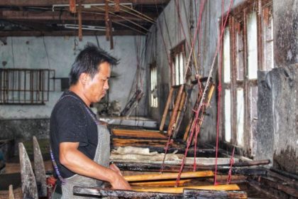 see how to Bhutanese paper making