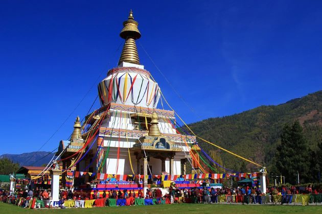 visit Memorial Chorten in Thimphu